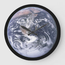 Wanduhr Erde