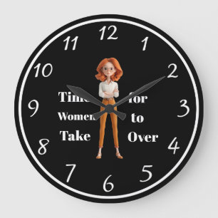 Wanduhr für Damen Time For Women