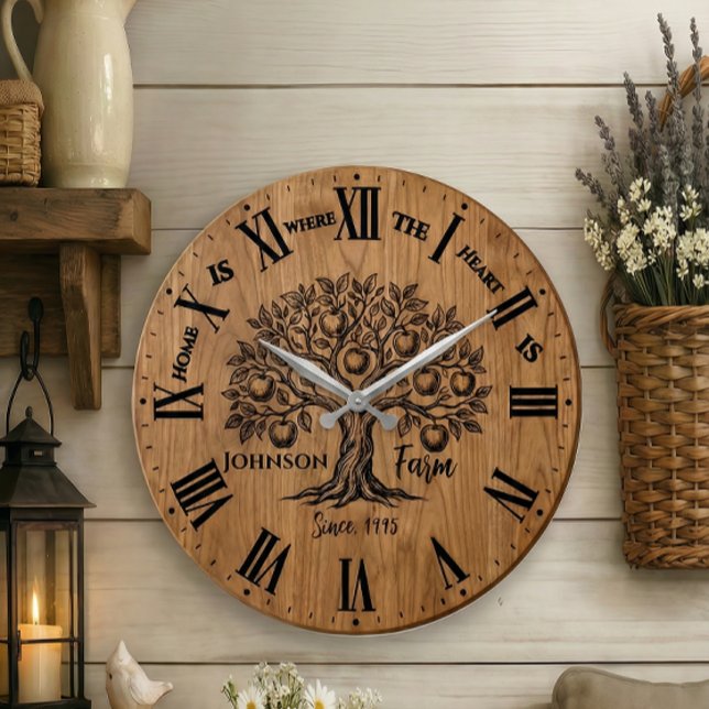 Wanduhr für das Zuhause | Benutzerdefinierter Name (Von Creator hochgeladen)