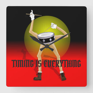 Wanduhr für Trommler