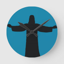 Wanduhr Jesus Christus