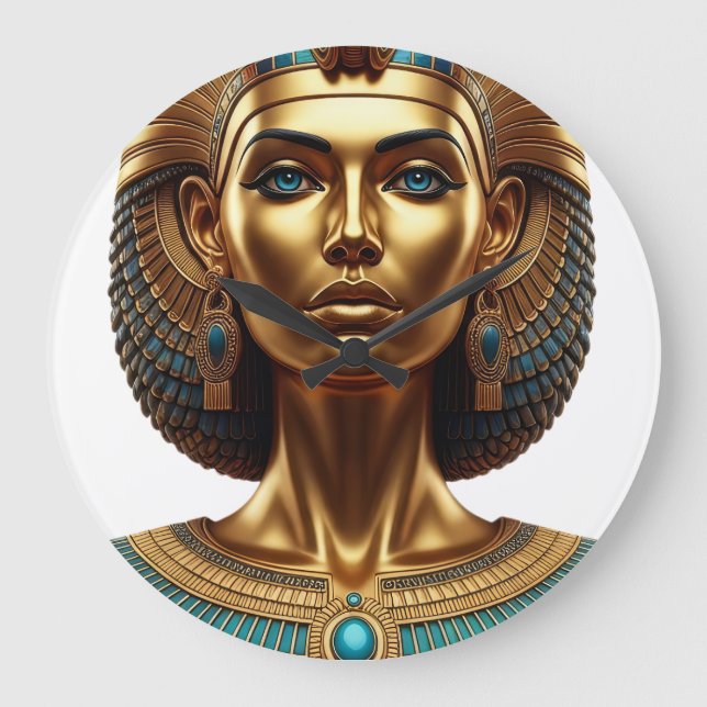 Wanduhr Königin Cleopatra  (Vorderseite)