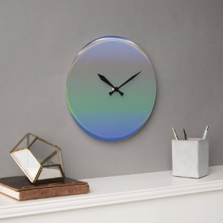 Wanduhr mehrfarbig.