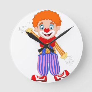 wanduhr mit Clown