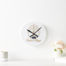 Wanduhr - Paris Elegant Eiffelturm
