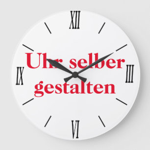 Wanduhr selber gestalten