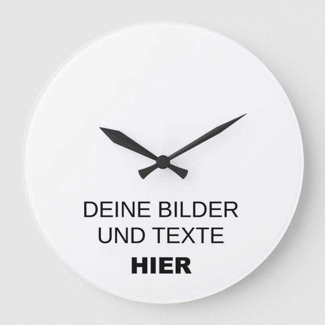 Wanduhr selbst (Vorderseite)