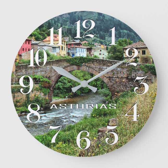 wanduhr von Cangas des Narcea, des Astururias, (Vorderseite)