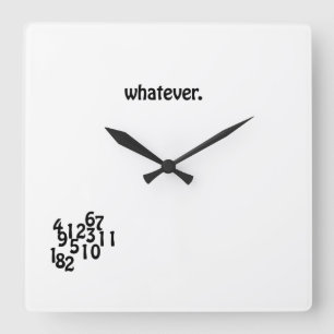 Wanduhr was auch immer