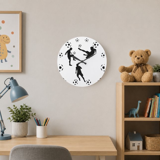 Wanduhr Welt des Fußballs (Von Creator hochgeladen)