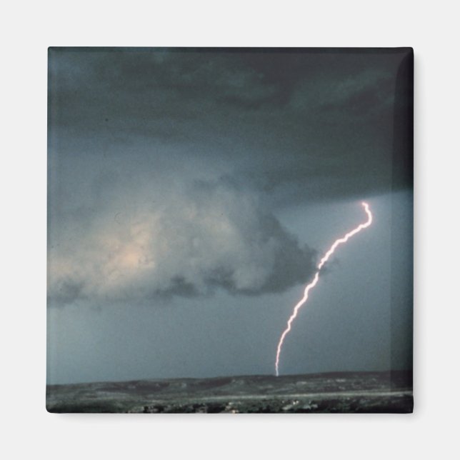 Wandwolke mit Blitz Magnet (Vorne)