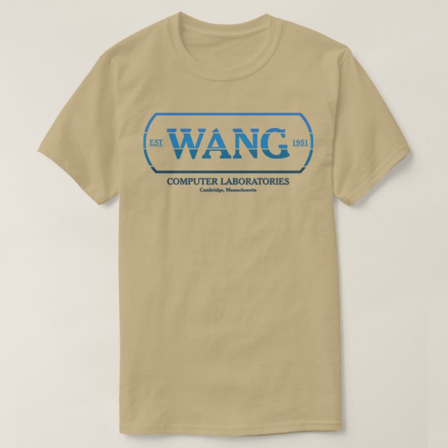 WANG Computers BlueRetro RxTp T-Shirt (Design vorne)