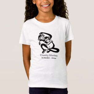 Wangenaffen - BONOBO- Wildtiere - Afrika T-Shirt