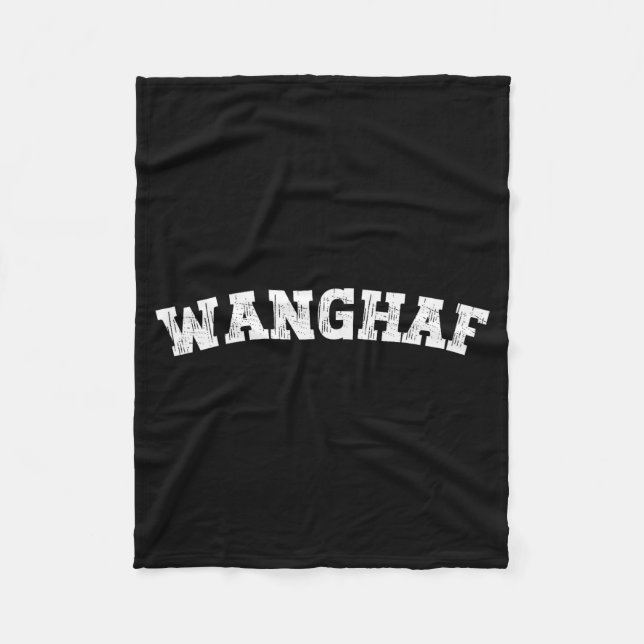 Wanghaf Meme Funny  Fleecedecke (Vorderseite)