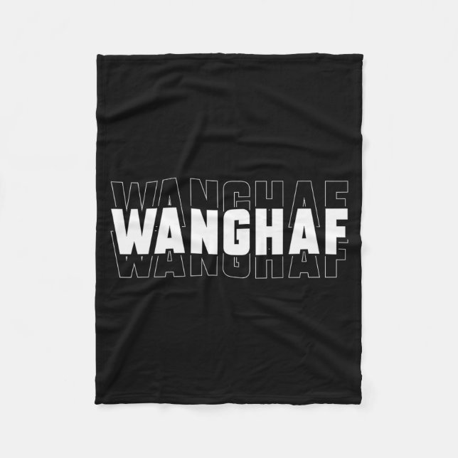 Wanghaf Meme Funny Sarcasm Quote Apparel  Fleecedecke (Vorderseite)