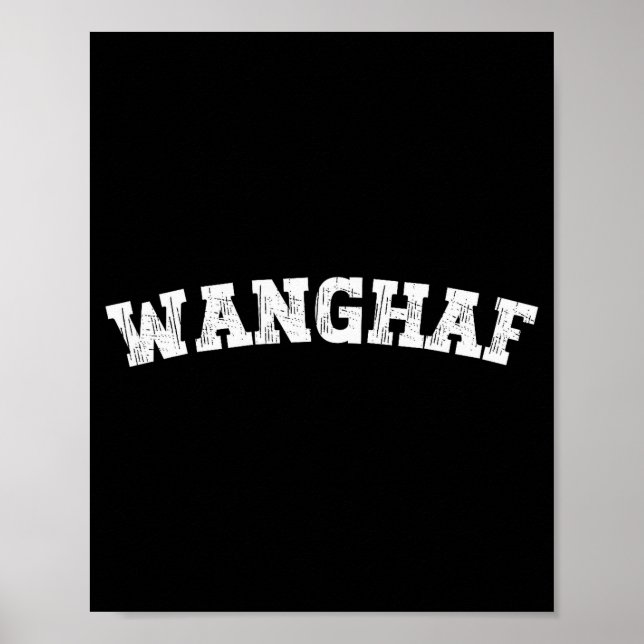 Wanghaf Meme Lustig  Poster (Vorne)