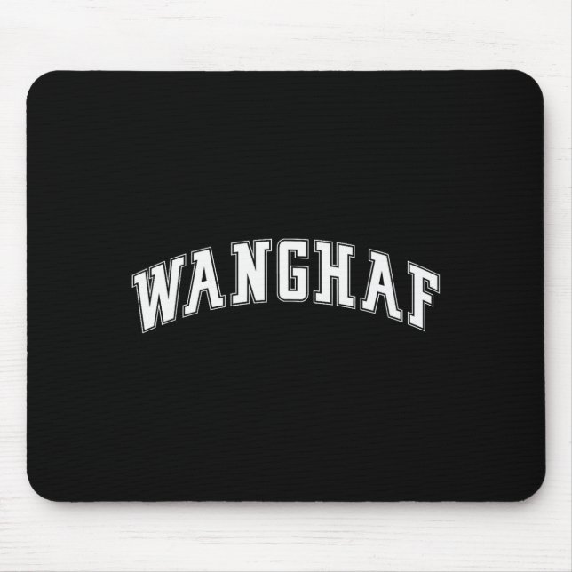 Wanghaf Meme Lustiges Grafikdesign  Mousepad (Vorne)