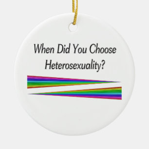 Wann hast du Heterosexualität gewählt? Keramikornament