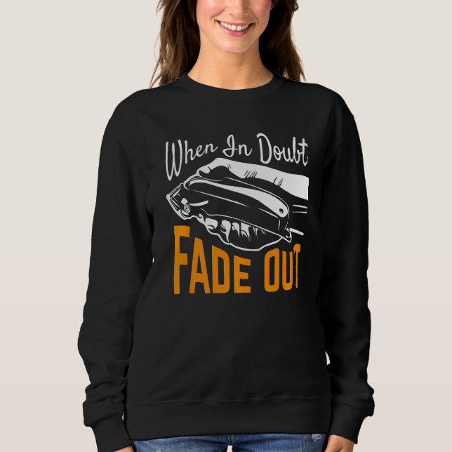 Wann im Zweifel verschwinden Sweatshirt (Vorderseite)