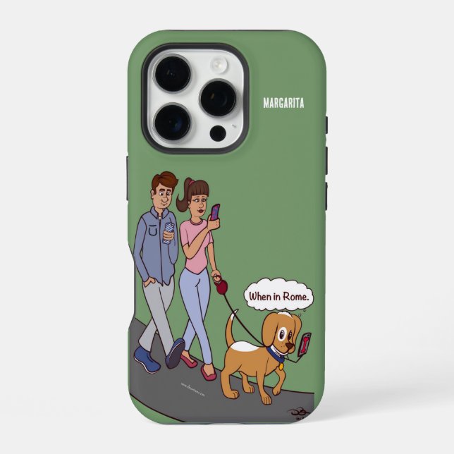 Wann in Rom iPhone 16 Pro Hülle (Rückseite)