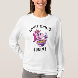 Wann ist das Mittagessen T-Shirt