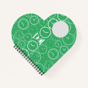 Wann ist es.b Green BG Notizbuch