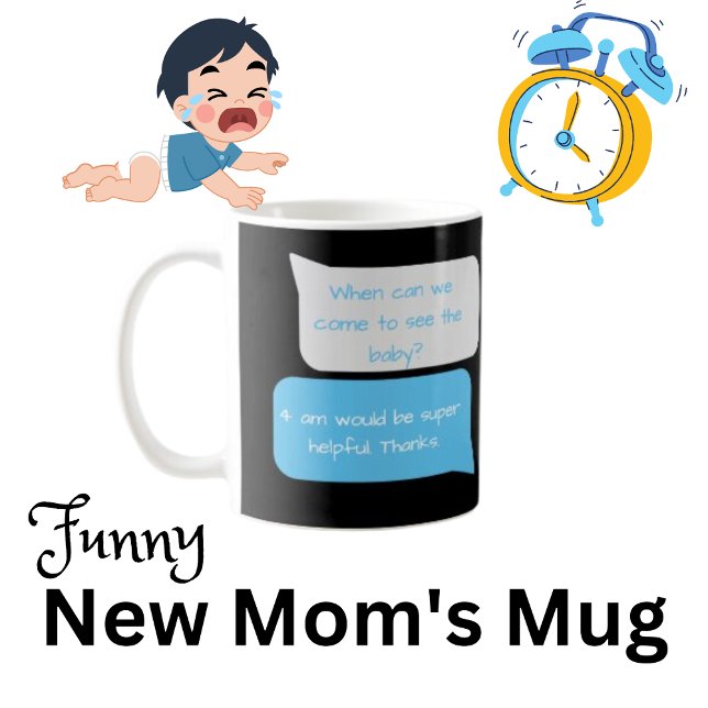 Wann können wir Baby Funny New Parters Gesimst seh Kaffeetasse (Von Creator hochgeladen)