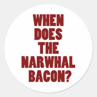 Wann stellt sich die Narwhal Bacon-Reddit-Frage?
