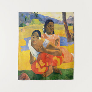 Wann wirst du heiraten? Paul Gauguin Wandteppich