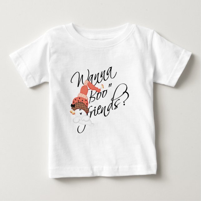 Wanna Boo Friends Halloween Baby T-shirt (Vorderseite)