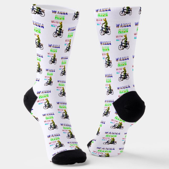 Wanna fährt mit mir socken (Gewinkelt)