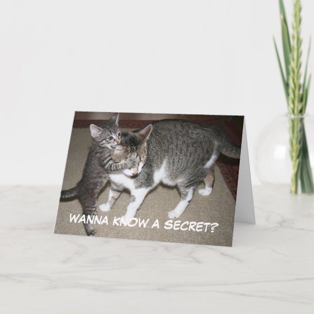 Wanna Know a Secret - Carte de fête des mères (Devant)