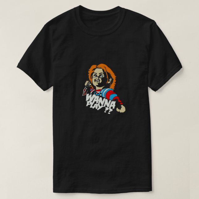 Wanna Play T-Shirt (Design vorne)