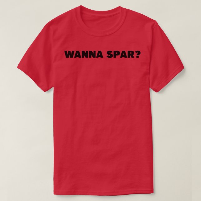 Wanna Spar MIXED MARTIAL ARTS Boxing T-Shirt (Design vorne)