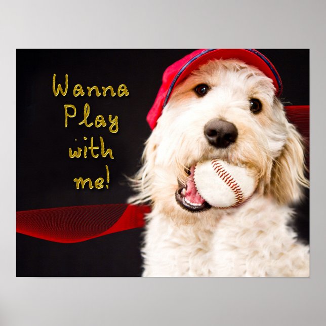 WANNA SPIELT MIT MIR - Poster - KATI - Baseball Do (Vorne)