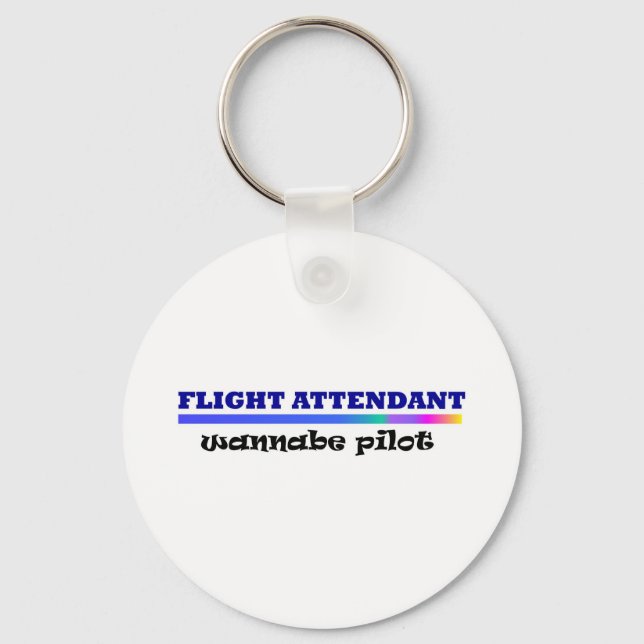 Wannabe Pilot Schlüsselanhänger (Vorderseite)
