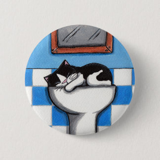 Wannen-Liebe v.01 - Katzen-Knopf Button