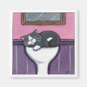 Wannen-Liebe v.3 - Katzen-Magnet Magnet