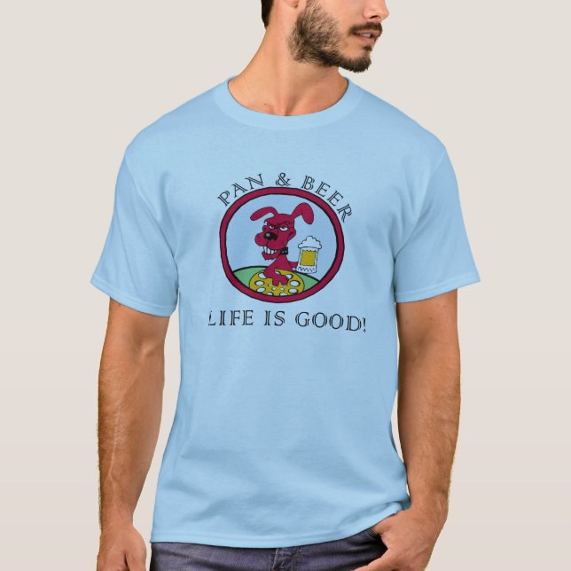 Wannen- und Bier-Shirt T-Shirt (Vorderseite)