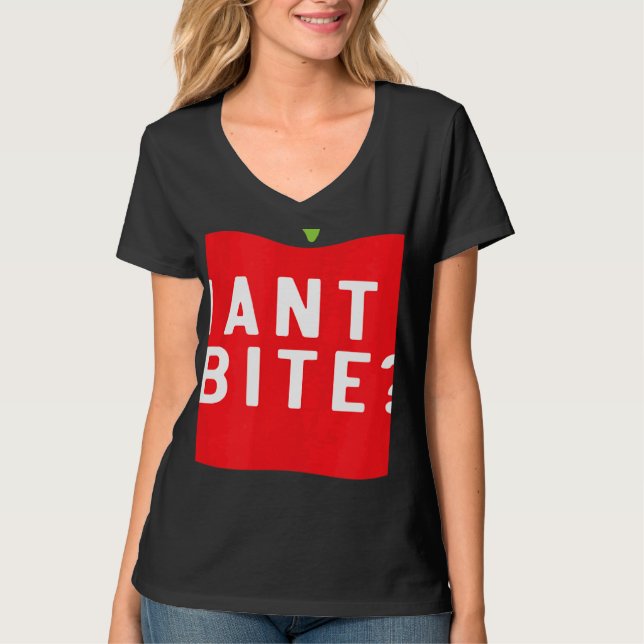 Want A Bite Apple Picking Squad Apple Fruit  Apple T-Shirt (Vorderseite)