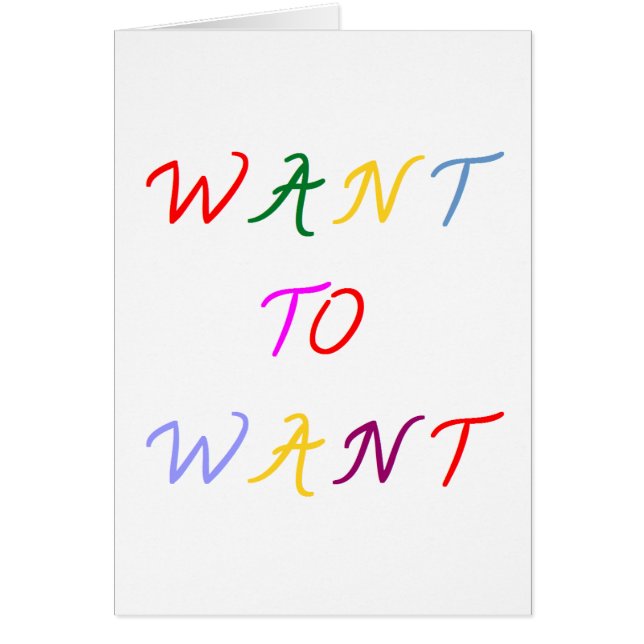 want to want multicolore (Vorne)