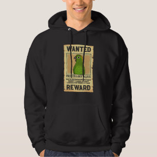 Wanted Poster Papagei I Gelb nacken Amazone Hoodie