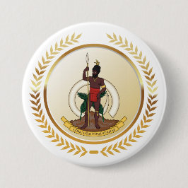 Wanuatu-Wappen Button
