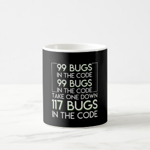 Wanzen des Kodierer-Programmierer-99 bessern oben Kaffeetasse