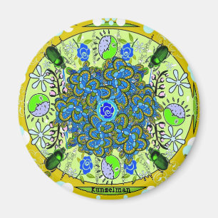 "WANZEN-HERAUS" MANDALA-MAGNET MAGNET
