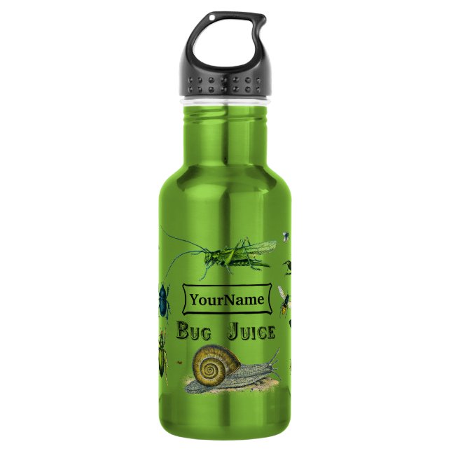 Wanzen-Saft-Wasser-Flasche für Entomologen Edelstahlflasche (Vorderseite)