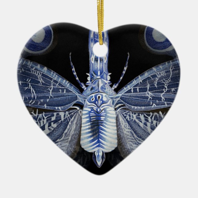 Wanzen-Sammlung - Röntgenstrahl-Wanze Keramik Ornament (Vorne)