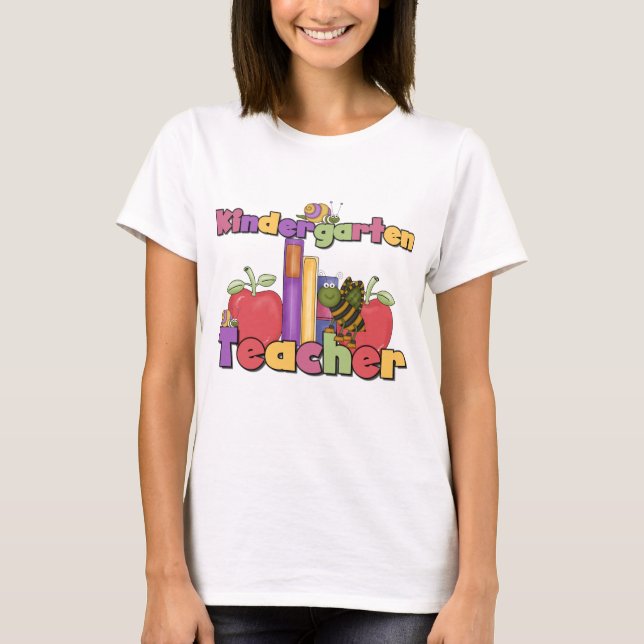 Wanzen und Apfel-Kindergärtnerin T-Shirt (Vorderseite)