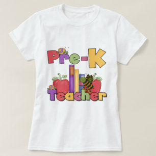 Wanzen und Äpfel Pre-K Lehrer-T-Shirts und T-Shirt