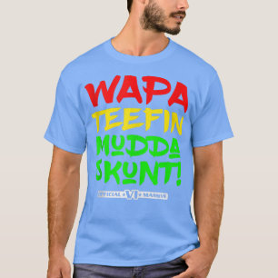 WAPA TeRoter Mudda Skunt US-Jungfrau Inseln Massiv T-Shirt